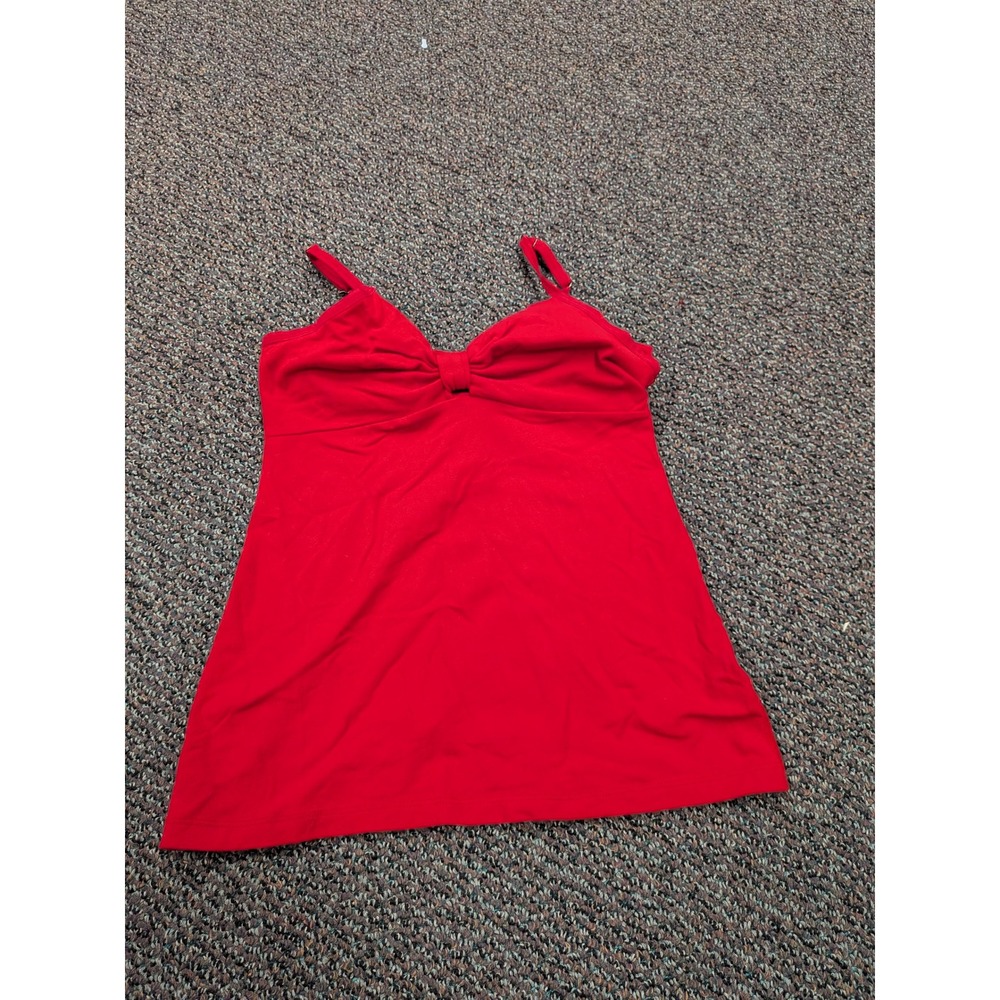 Kate Spade x Beyond Yoga Red Bow Sweetheart Neck Tank Top Camisole Large